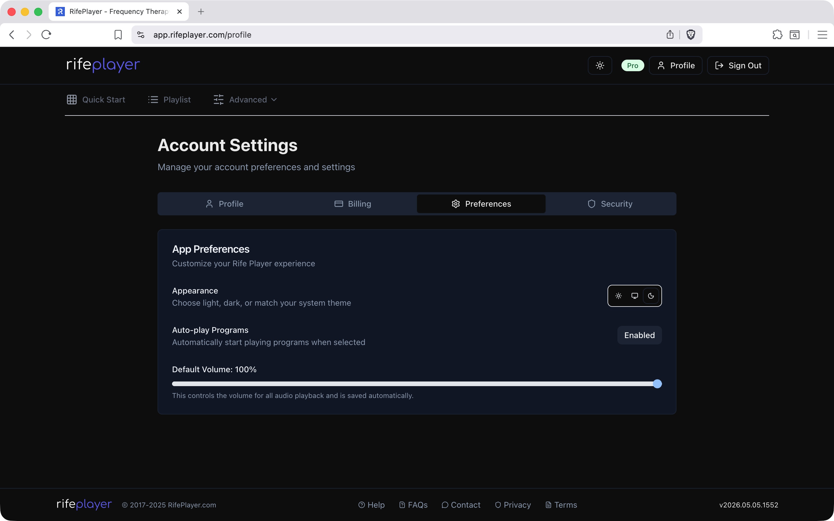 Customize Your Defaults